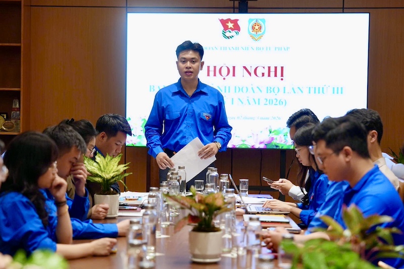 Hội nghị Ban Chấp hành Đoàn Thanh niên Bộ Tư pháp quý I/2026